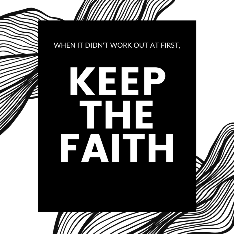 When it didn't work out at first, keep the faith bible quote
Exodus 5 bible devotional Starting is Hard