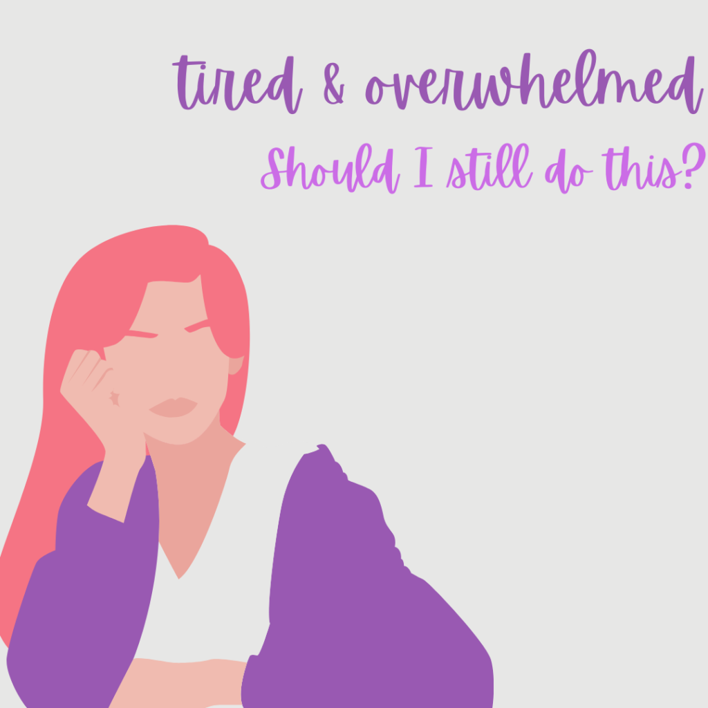 Tired and overwhelmed - bible devotional bible quote exodus 29
