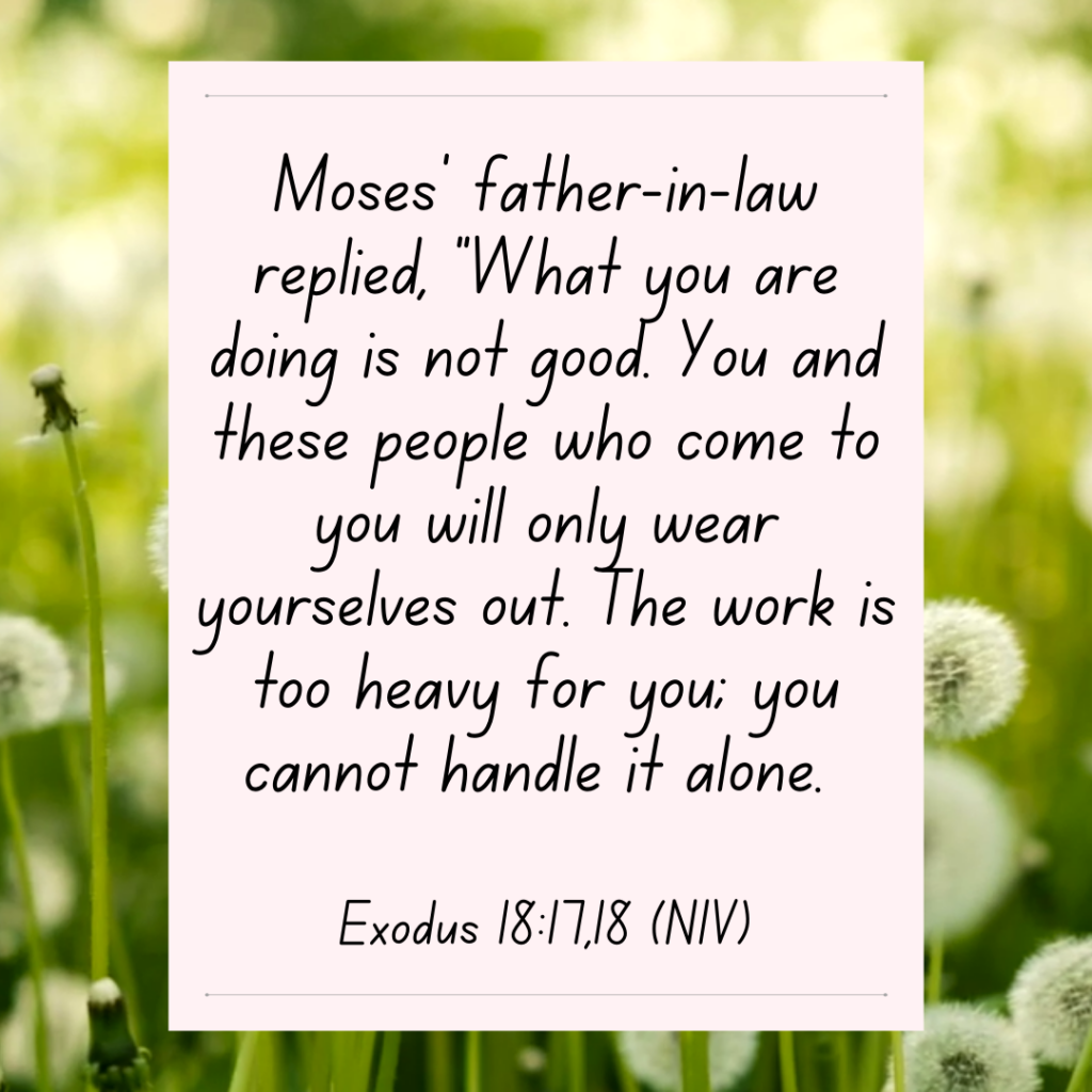 Exodus 18 bible devotional