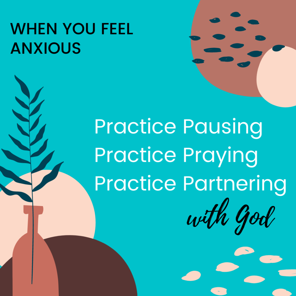 When you feel anxious, Practice Pausing, Practice Praying, Practice Partnering with God Exodus 32 bible devotional
Exodus 32 Journaling