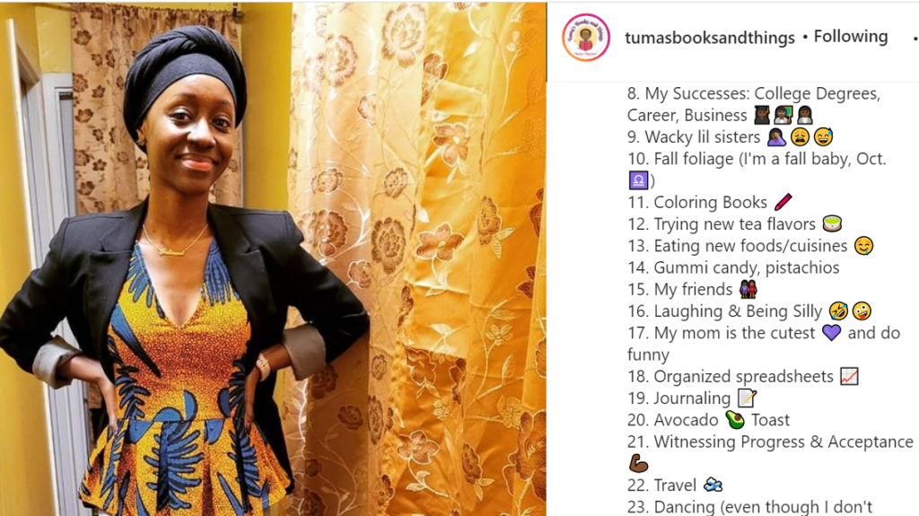 More about Inspirational Fatuma as described in her Instagram post 