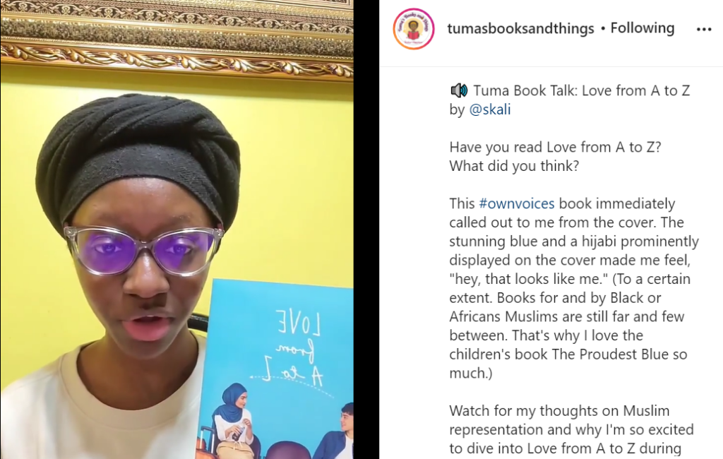 Fatuma shares her love for books and introduces us to authors of diverse background