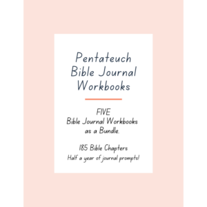 Pentateuch Bible Journal Workbooks bundle