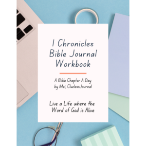 1 Chronicles Bible Journal Workbook
