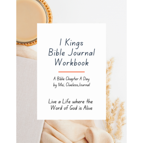 1 Kings Bible Journal Workbook