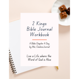 2 Kings Bible Journal Workbook