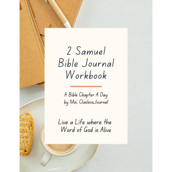 2 Samuel Bible Journal Workbook