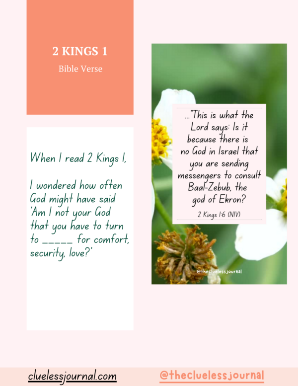 2 Kings 1 Daily Bible Verse