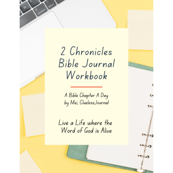 2 Chronicles Bible Journal Workbook
