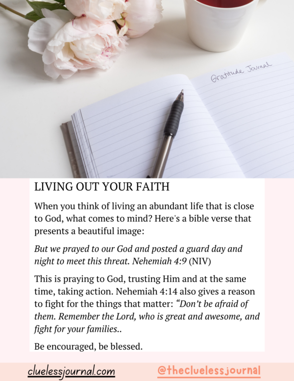 Nehemiah Bible Journal Workbook Encouragement Letter