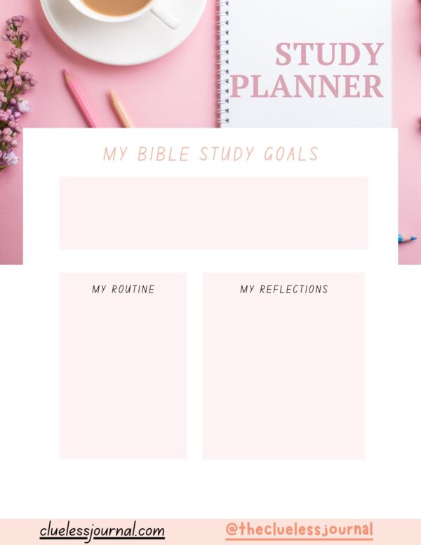 Proverbs Study Planner Weekly Page