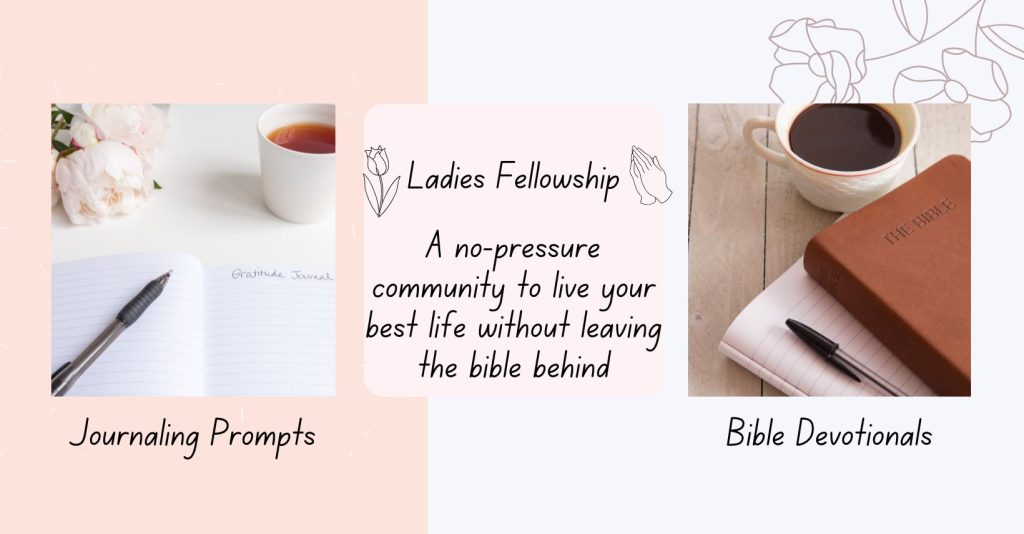 Screenshot of the Christian Ladies Fellowship Facebook group, a quiet online space where women share weekly Bible verses, prayer, and gratitude.